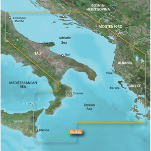 Garmin BlueChart g3 Vision HD - VEU453S - Adriatic Sea, South Coast - microSD/SD [010-C0797-00]