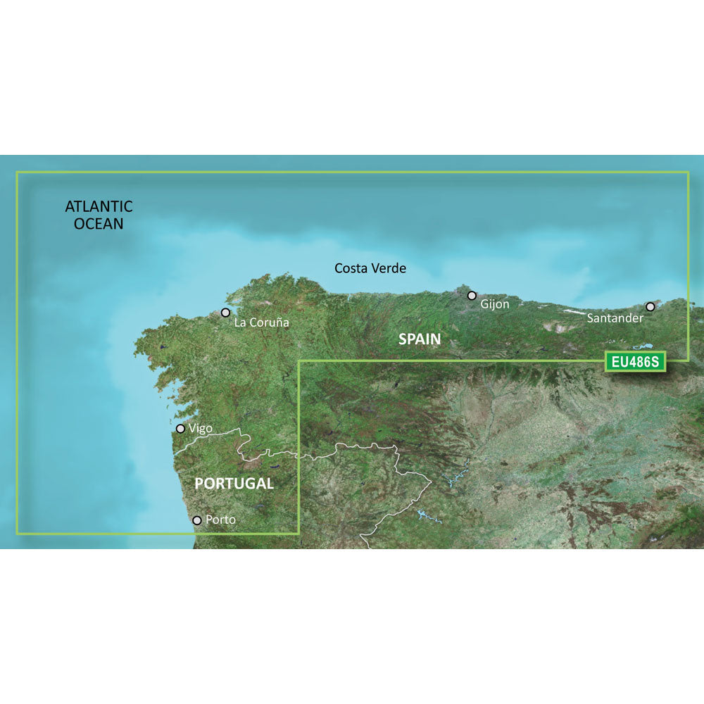 Garmin BlueChart g3 Vision HD - VEU486S - Galicia  Asturias - microSD/SD [010-C0830-00]