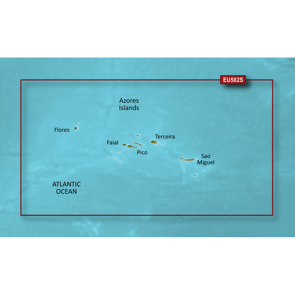 Garmin BlueChart g3 Vision HD - VEU502S - Azores Islands - microSD/SD [010-C0846-00]