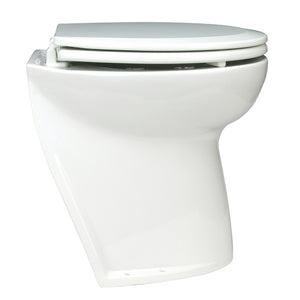 Jabsco Deluxe Flush Electric Toilet - Fresh Water - Angled Back [58020-1012]