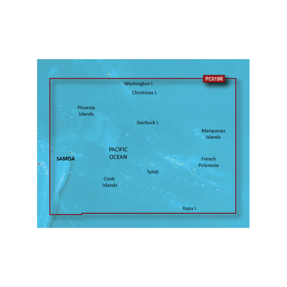 Garmin BlueChart g3 HD - HXPC019R - Polynesia - microSD/SD [010-C0866-20]