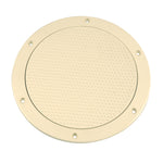 Beckson 6" Non-Skid Screw-Out Deck Plate - Beige [DP62-N]