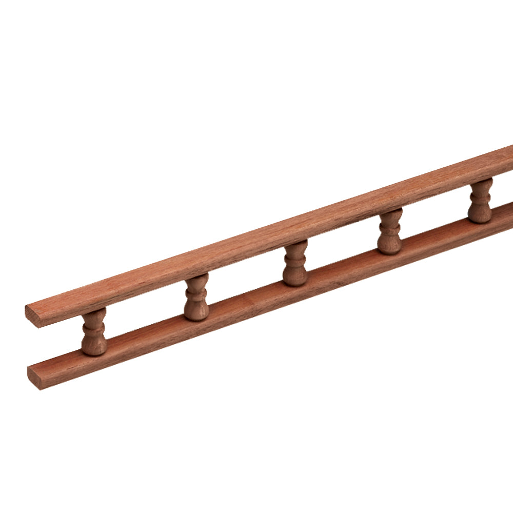 Whitecap Teak Standard Pin Rail - 5' [60705]