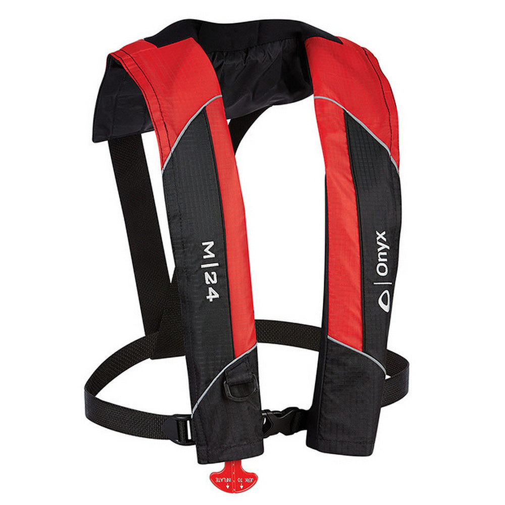 Onyx M-24 Manual Inflatable Life Jacket PFD - Red [131000-100-004-15]