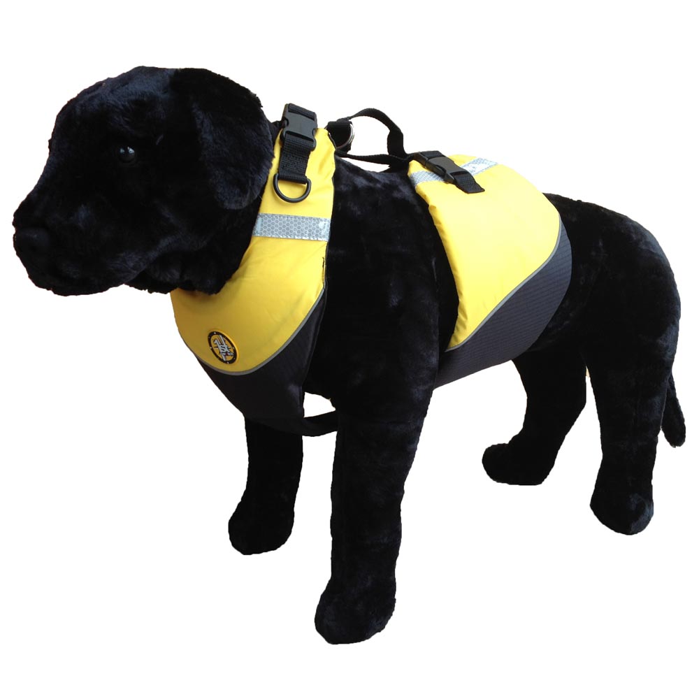 First Watch Flotation Dog Vest - Hi-Visibility Yellow - X-Large [AK-1000-HV-XL]