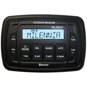 Milennia PRV22 Stereo w/AM/FM/BT - 1 Zone [MILPRV22]