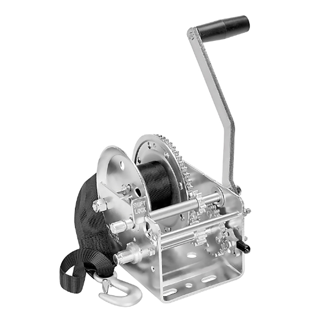 Fulton 2600lb 2-Speed Winch w/20' Strap [142415]