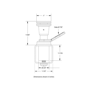 TACO Pontoon Fender Lock [F16-0220-1]