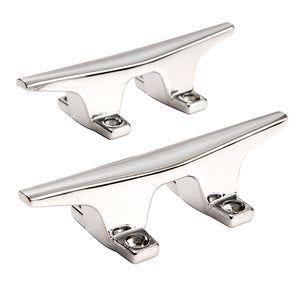 Attwood ZAMAK Chrome Plated Zinc Cleats - Pair - 4-1/2" [6244-6]