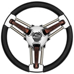 Schmitt  Ongaro Burano Wheel - 14" Black Polyrethane - 3/4" Tapered Hub [PU105111-04]