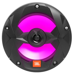 JBL MS8LB 8" 450W Coaxial Marine Speaker RGB Illuminated Black Grill - Pair - Club Series [JBLMS8LB]