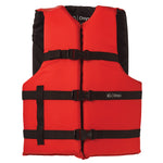 Onyx Nylon General Purpose Life Jacket - Adult Oversize - Red [103000-100-005-12]