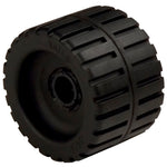 C.E. Smith Ribbed Wobble Roller 4-3/8" - 3/4"ID w/Bushing Black [29530]