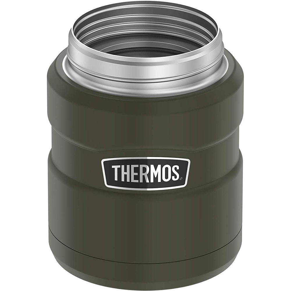 Thermos Stainless King Vacuum Insulated Stainless Steel Food Jar - 16oz - Matte Army Green [SK3000AGTRI4]