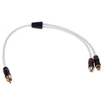 FUSION Performance RCA Cable Splitter - 1 Male to 2 Female - .9 [010-12622-00]