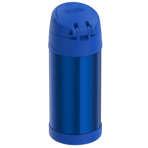 Thermos FUNtainer Stainless Steel Insulated Blue Water Bottle w/Straw - 12oz [F4019BL6]