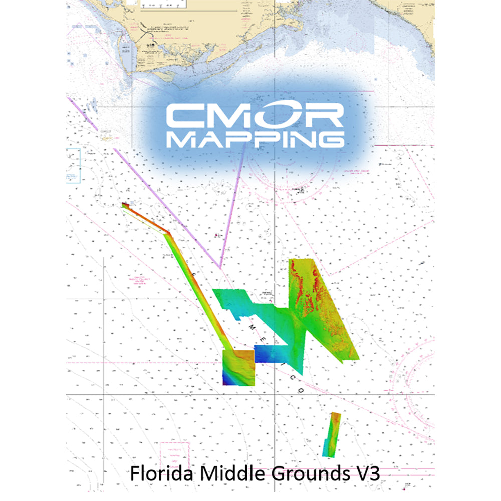 CMOR Mapping Florida Middle Grounds Version 3 f/Simrad, Lowrance  Mercury [MDGR003S]