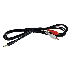 FUSION MS-CBRCA3.5 Input Cable - 1 Male (3.5 mm) to 2 Male RCA [010-12753-20]