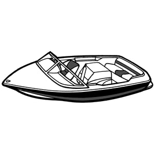 Carver Performance Poly-Guard Styled-to-Fit Boat Cover f/19.5 Tournament Ski Boats - Grey [74100P-10]