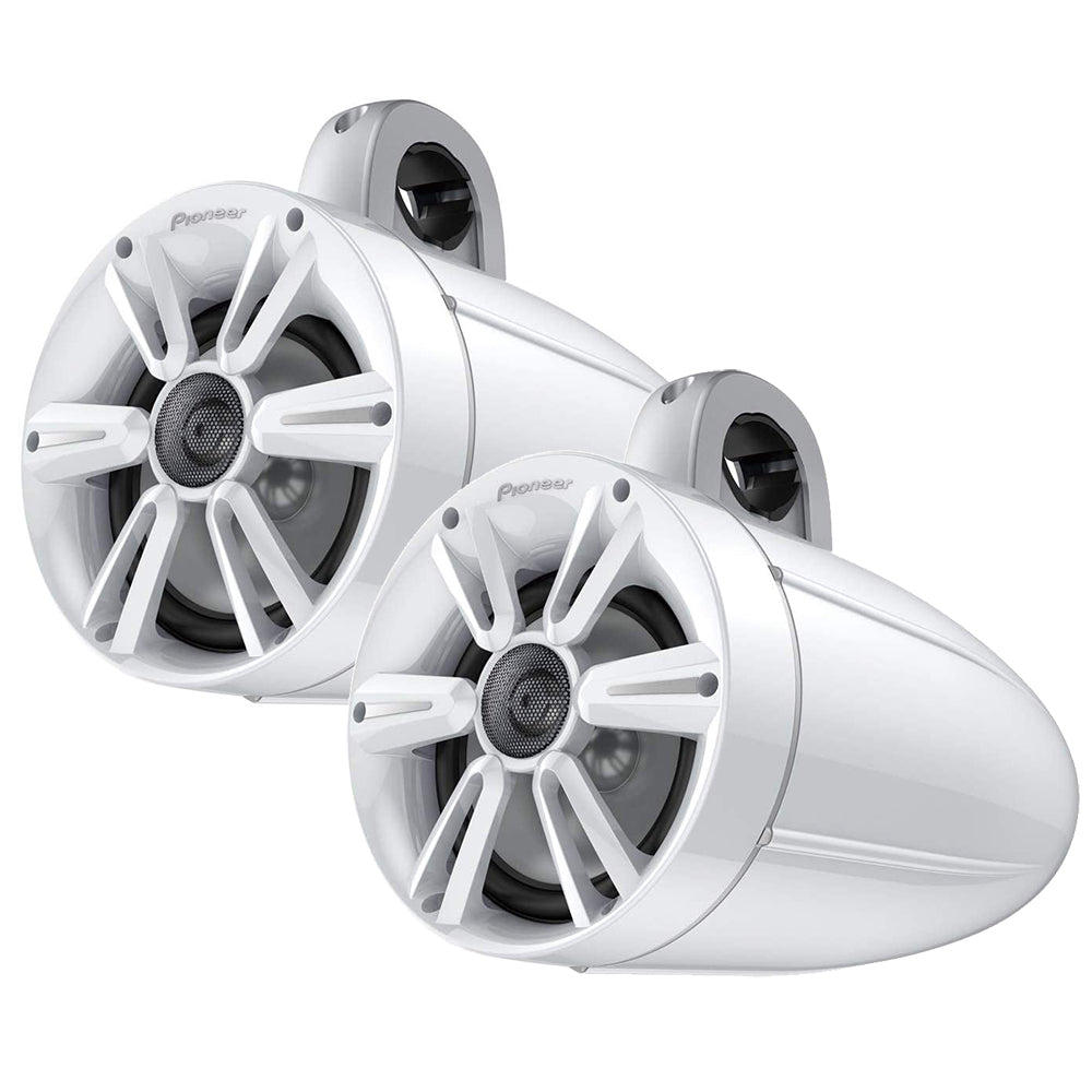 Pioneer 7.7" 250W IPX7 Tower Speaker w/RGB LED Lighting - Max Sports Grill - White [TS-ME770TSW]