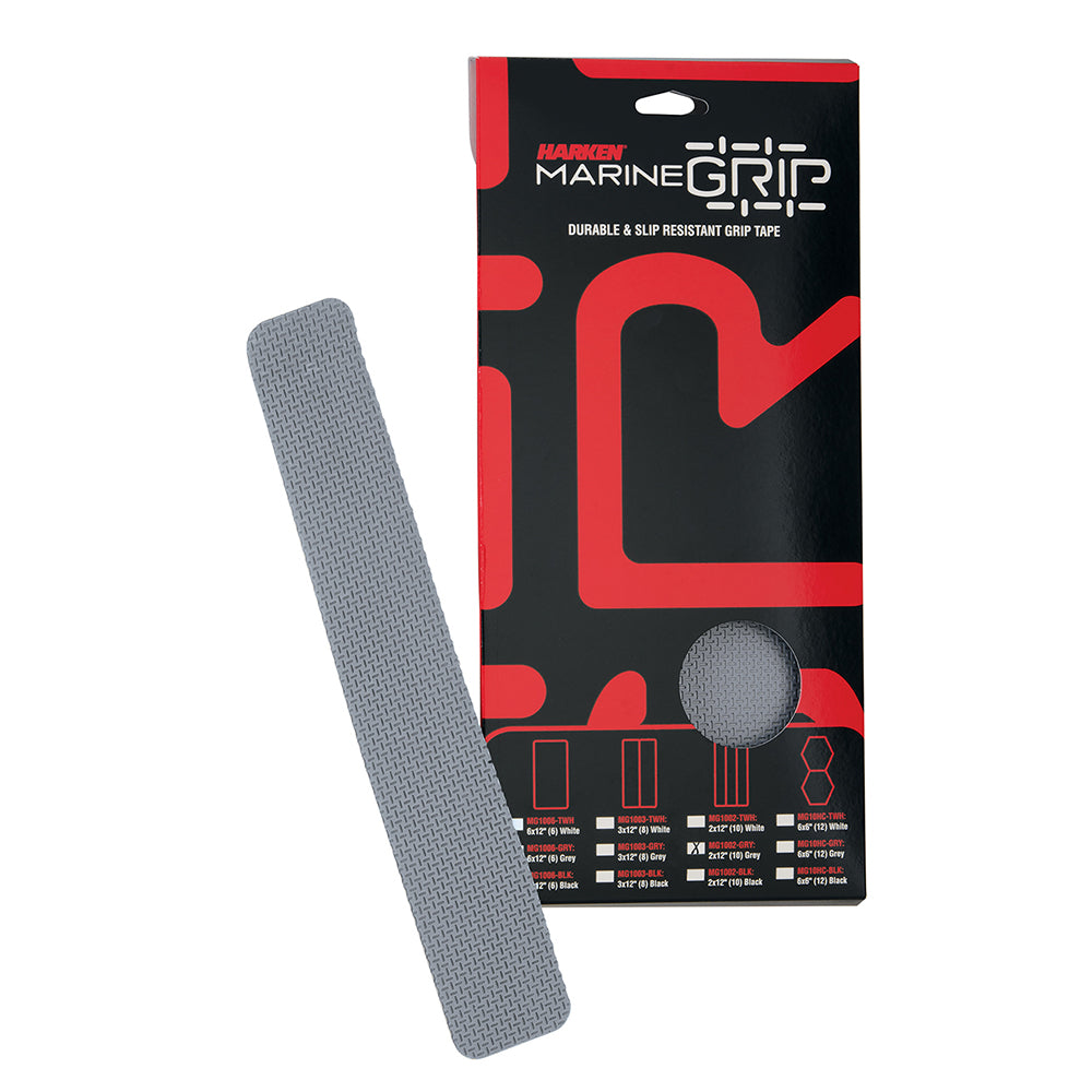 Harken Marine Grip Tape - 2 x 12" - Grey - 10 Pieces [MG1002-GRY]