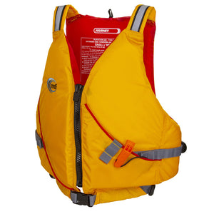 MTI Journey Life Jacket w/Pocket - Mango/Grey - Medium/Large [MV711P-M/L-206]