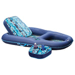 Aqua Leisure Ultimate 2-in-1 Lounge  Caddy - Hibiscus Flip [AQL4046HB2B]