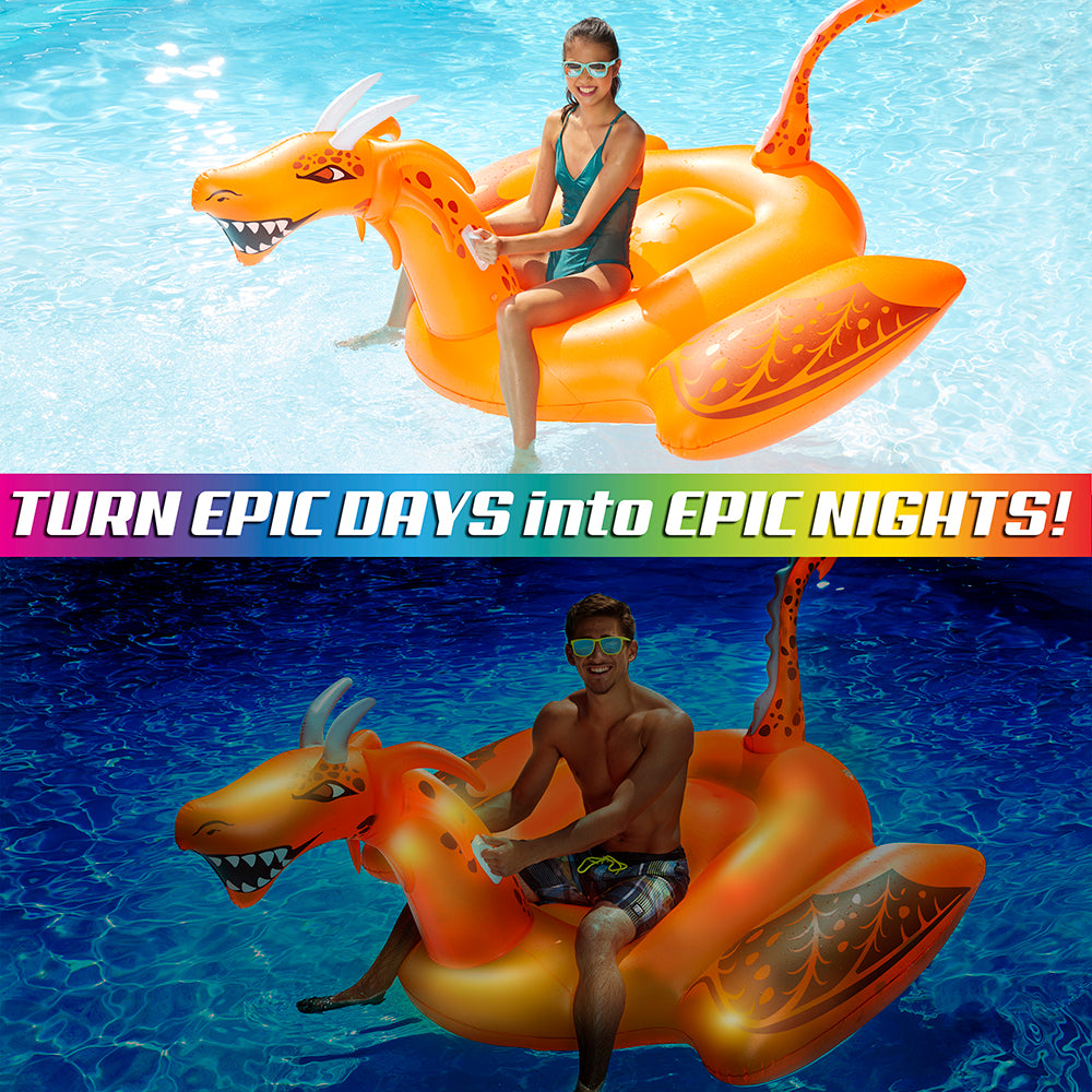 Aqua Leisure Oversized Light Up Scorch-the-Dragon - Jumbo [AZR14943]