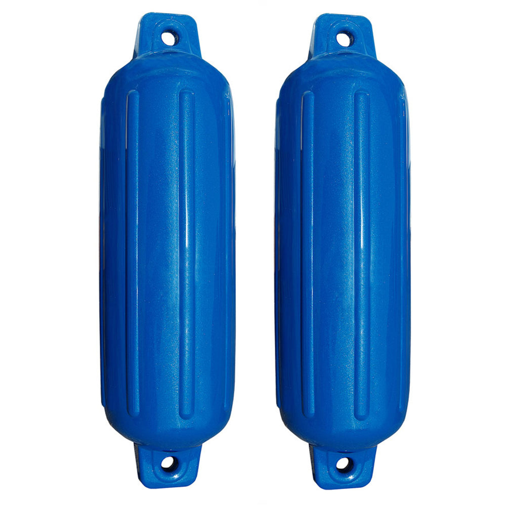 Taylor Made 5" x 18" Boat Guard Inflatable Fender - Blue *2-Pack [5431152P]
