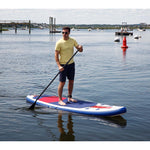 Aqua Leisure 11 Inflatable Stand-Up Paddleboard Drop Stitch w/Oversized Backpack f/Board  Accessories [APR20927]