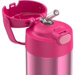 Thermos FUNtainer Stainless Steel Insulated Straw Bottle - 12oz - Pink [F4100PK6]