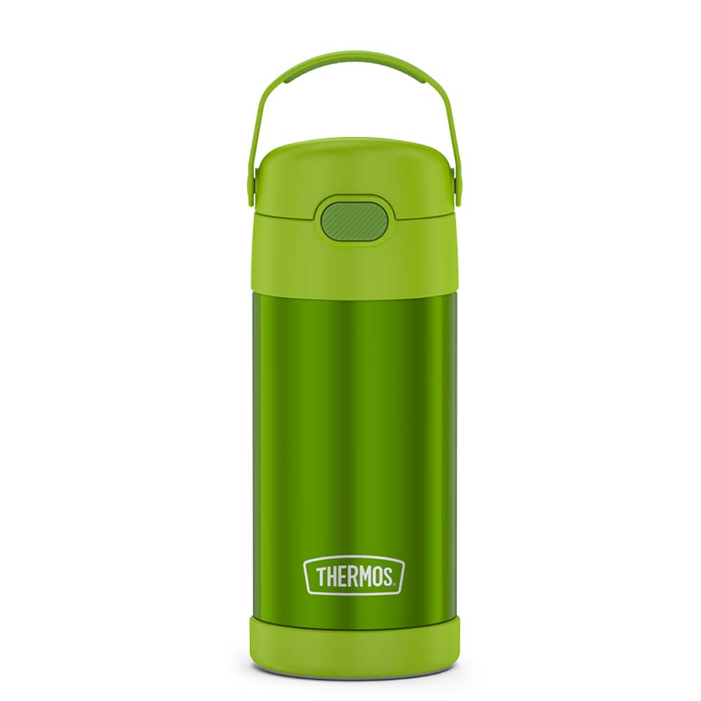 Thermos FUNtainer Stainless Steel Insulated Straw Bottle - 12oz - Lime [F4100LM6]