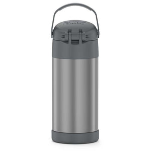 Thermos FUNtainer Stainless Steel Insulated Straw Bottle - 12oz - Grey [F4100CH6]