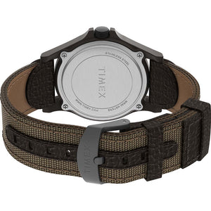 Timex Expedition Acadia Watch - Brown Natural Dial - Brown Strap [TW4B23700]